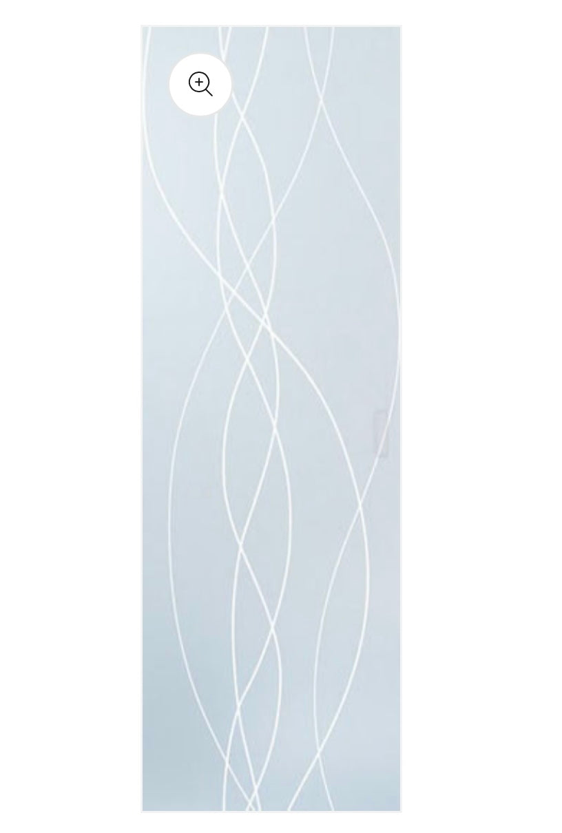 Classic 10mm Glass Pocket Door System Patterned ANOUCHE