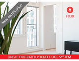 Single FIRE-RATED Pocket Door System (Rev G)