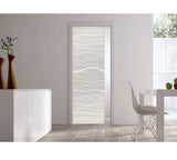 Classic 10mm Glass Pocket Door System Patterned AQUA