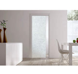 Classic 10mm Glass Pocket Door System Patterned BOMBAY