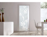 Classic 10mm Glass Pocket Door System Patterned JUNGLE